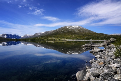 Breiddalsvatnet Cadre, couleur et surface de l'eau à couper le souffle
©2019