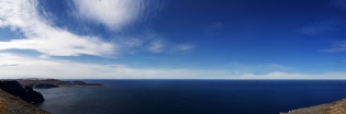 Cap Nord Vue en direction du pôle depuis le plateau du Cap Nord
©2019