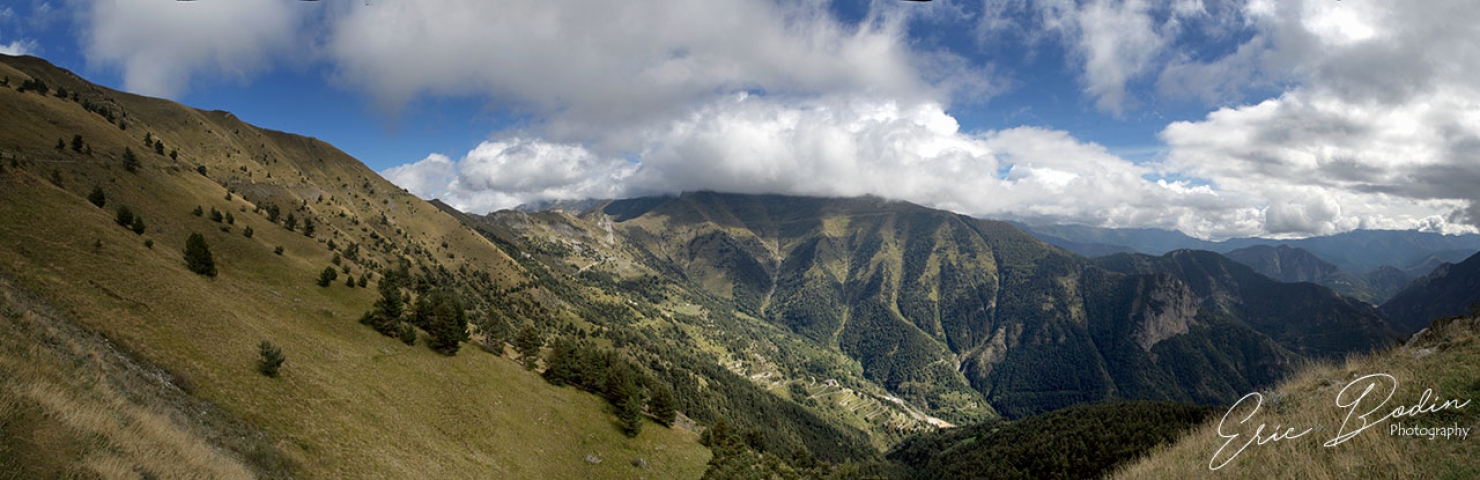 Col de Tende © 2020
Panoramique sur la route montant depuis la vallée de la Roya (coté Français)